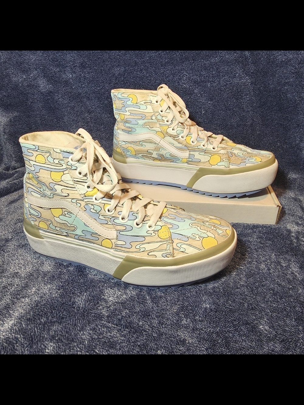 Vans Sk8-Hi Tapered Stacked "UV Ink Sunwaves"